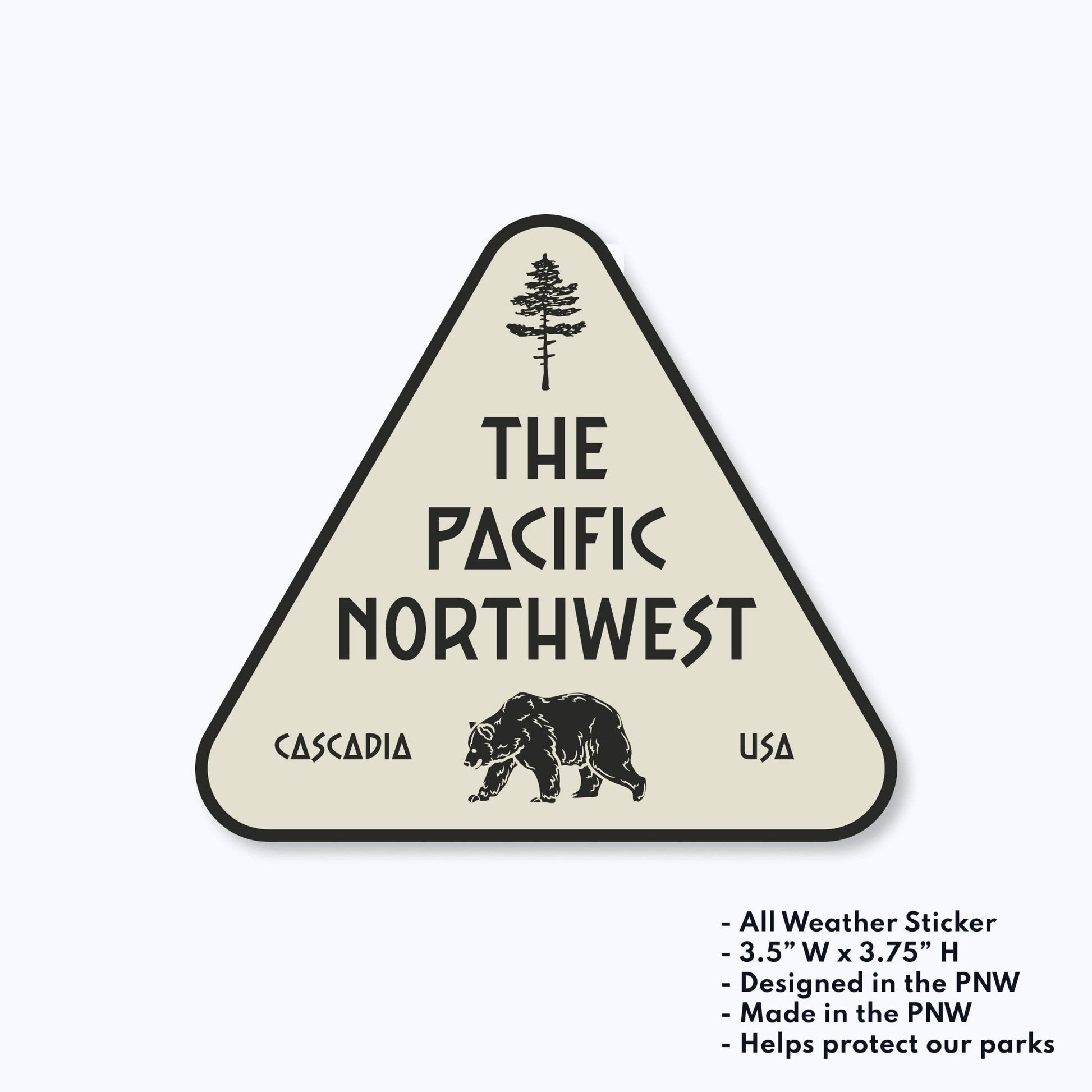 "The Pacific Northwest Cascadia" Sticker - Wander Together Outfitters