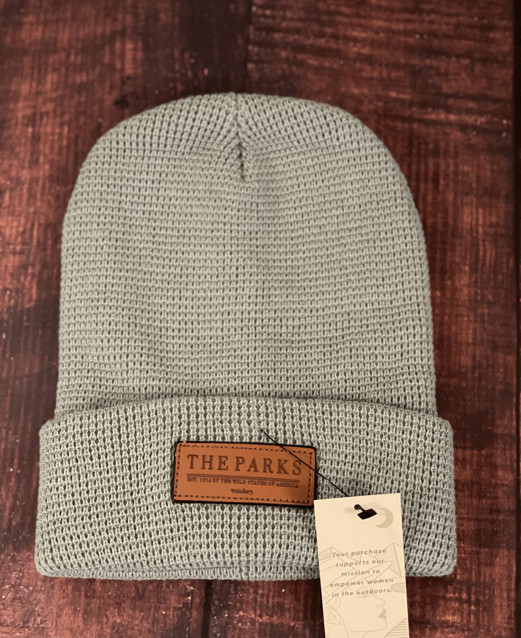 "The Parks" Beanie in Sea Glass (CLEARANCE) - Wander Together Outfitters