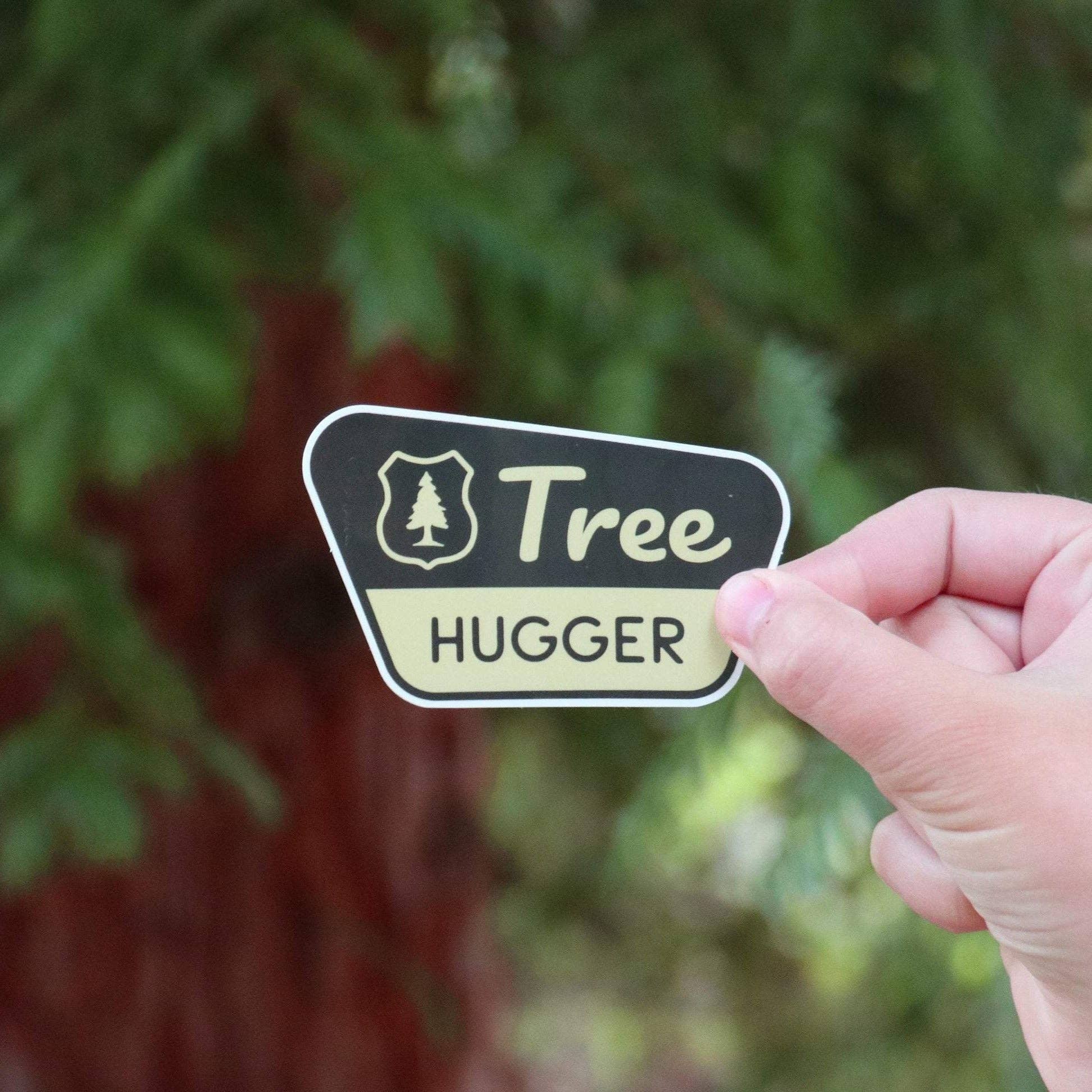 "Tree Hugger" Vinyl Sticker - Wander Together Outfitters