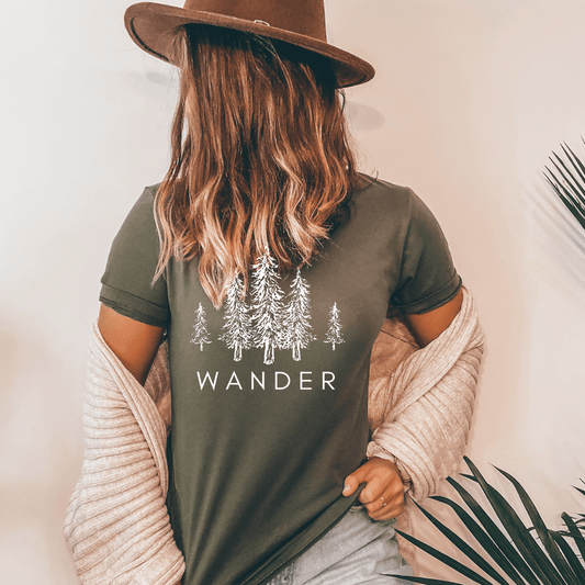 "Wander" Pines Unisex Tee - Wander Together Outfitters