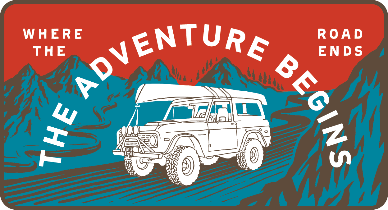 “Where The Road Ends” Sticker - Wander Together Outfitters