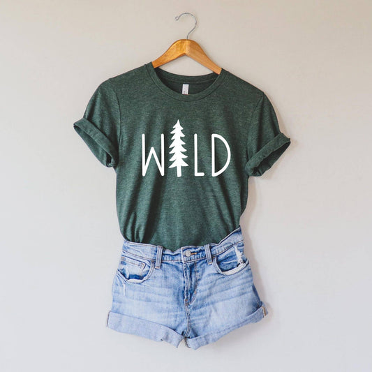 "Wild" with Tree Unisex T-Shirt (CLEARANCE) - Wander Together Outfitters