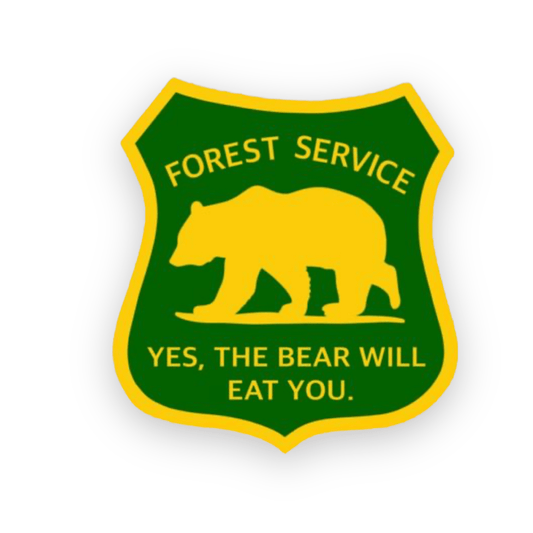 "Yes The Bear Will Eat You" Vinyl Sticker Decal - Wander Together Outfitters